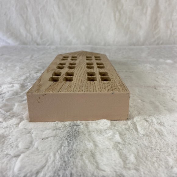 Folk Art Country Farmhouse wood cutout House shelf sitter - Picture 4 of 6